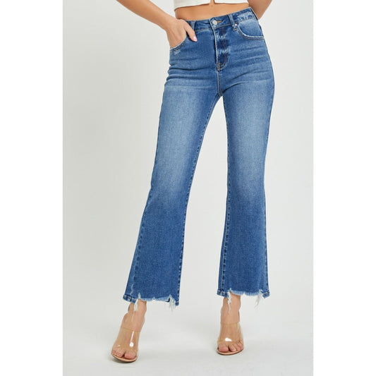 RISEN High Rise Straight Jeans