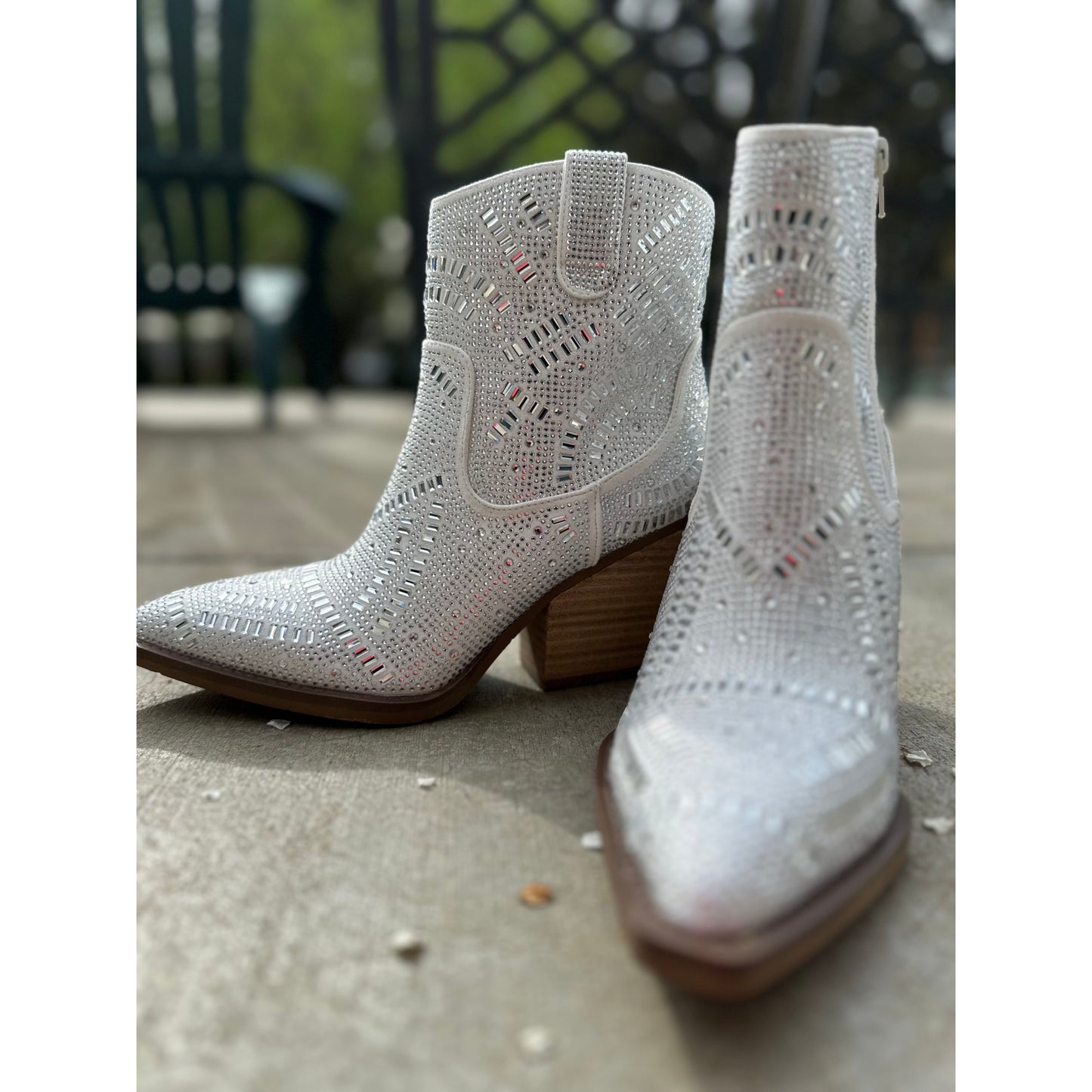 Rhinestone Western Style Boots