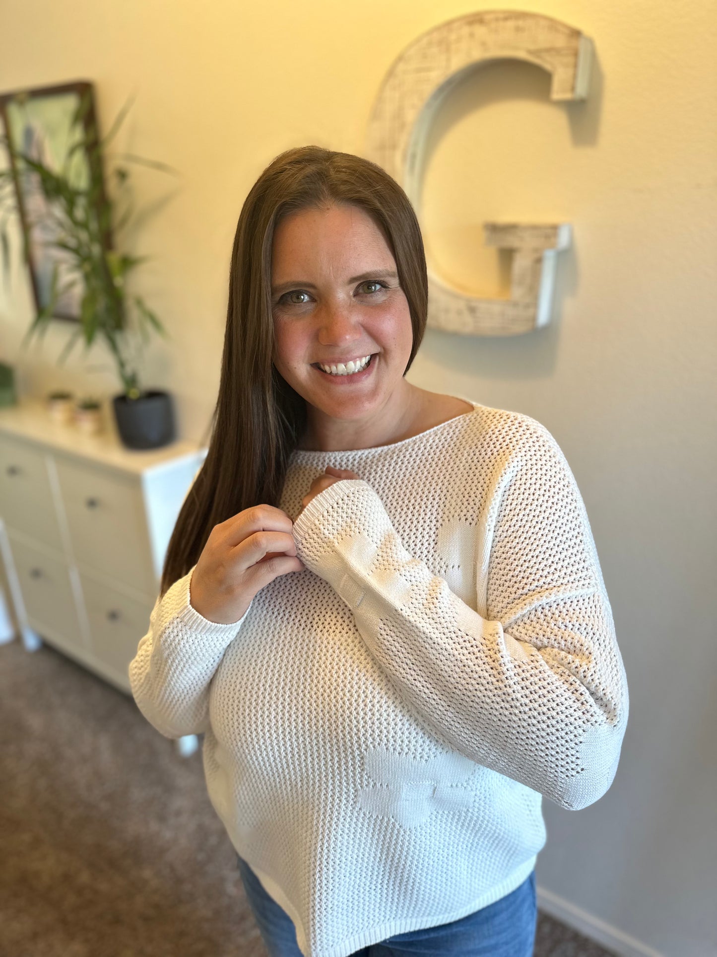 Crochet Knit Sweater
