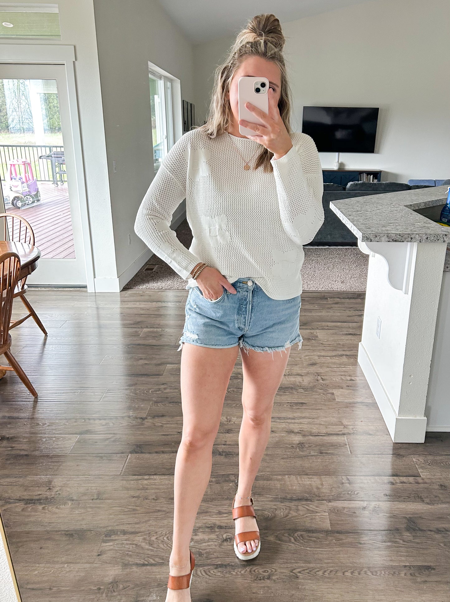 Crochet Knit Sweater
