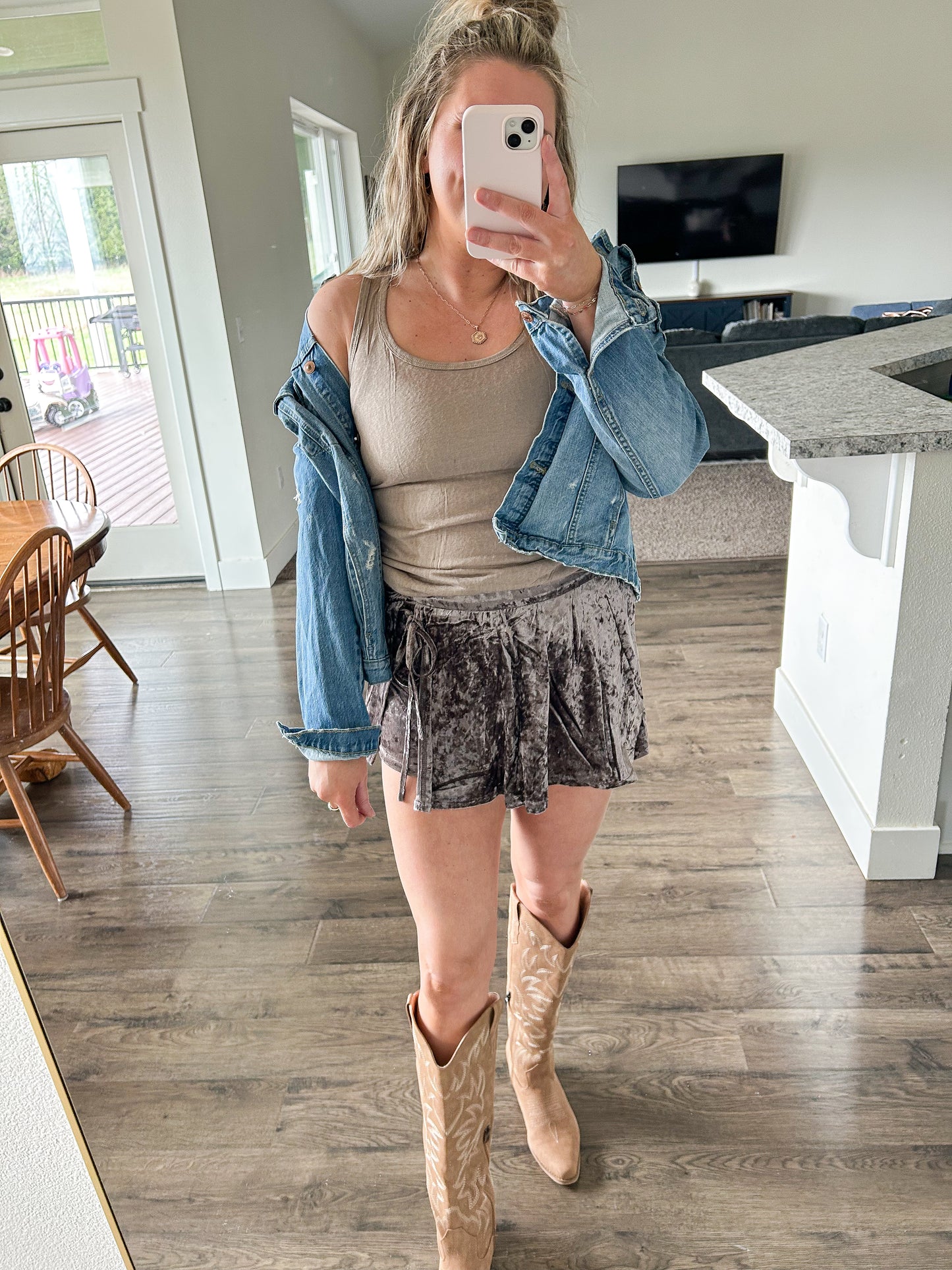 Velvet Skort