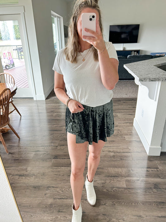 Velvet Skort