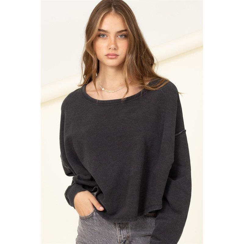 Leisure Loving Oversized Sweatshirt