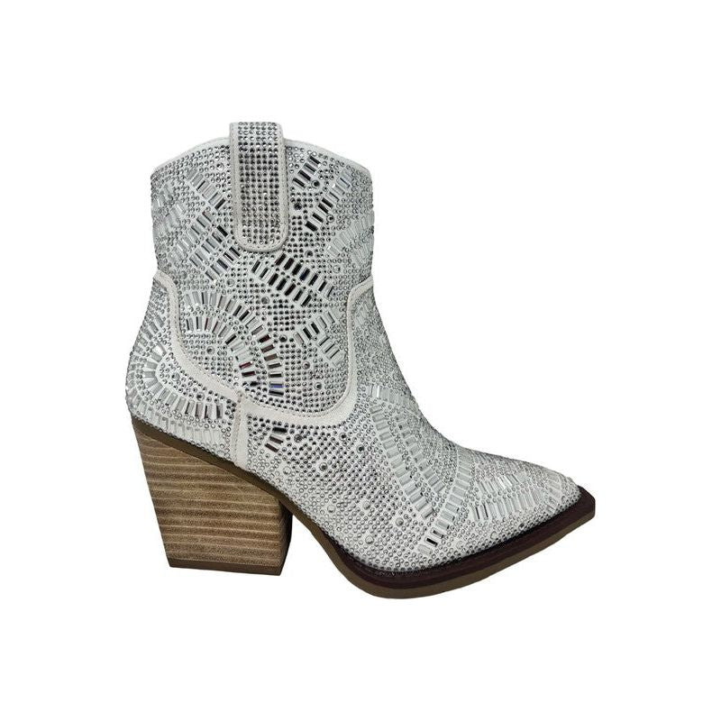 Rhinestone Western Style Boots