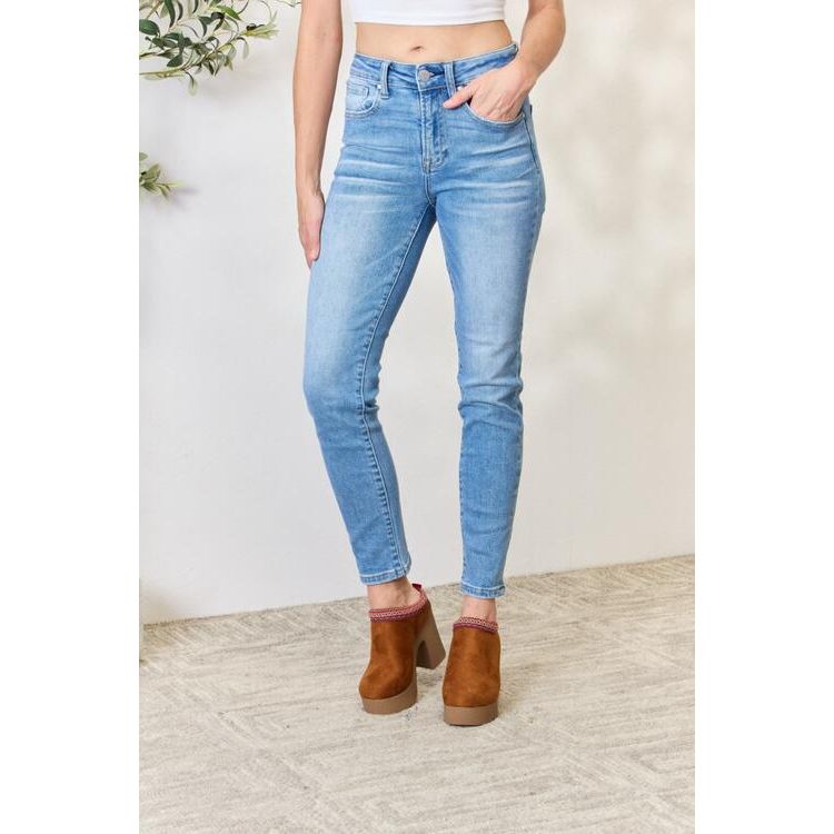 RISEN Full Size Mid Rise Skinny Jeans