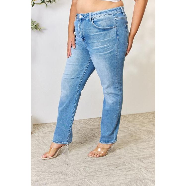 RISEN Full Size Mid Rise Skinny Jeans